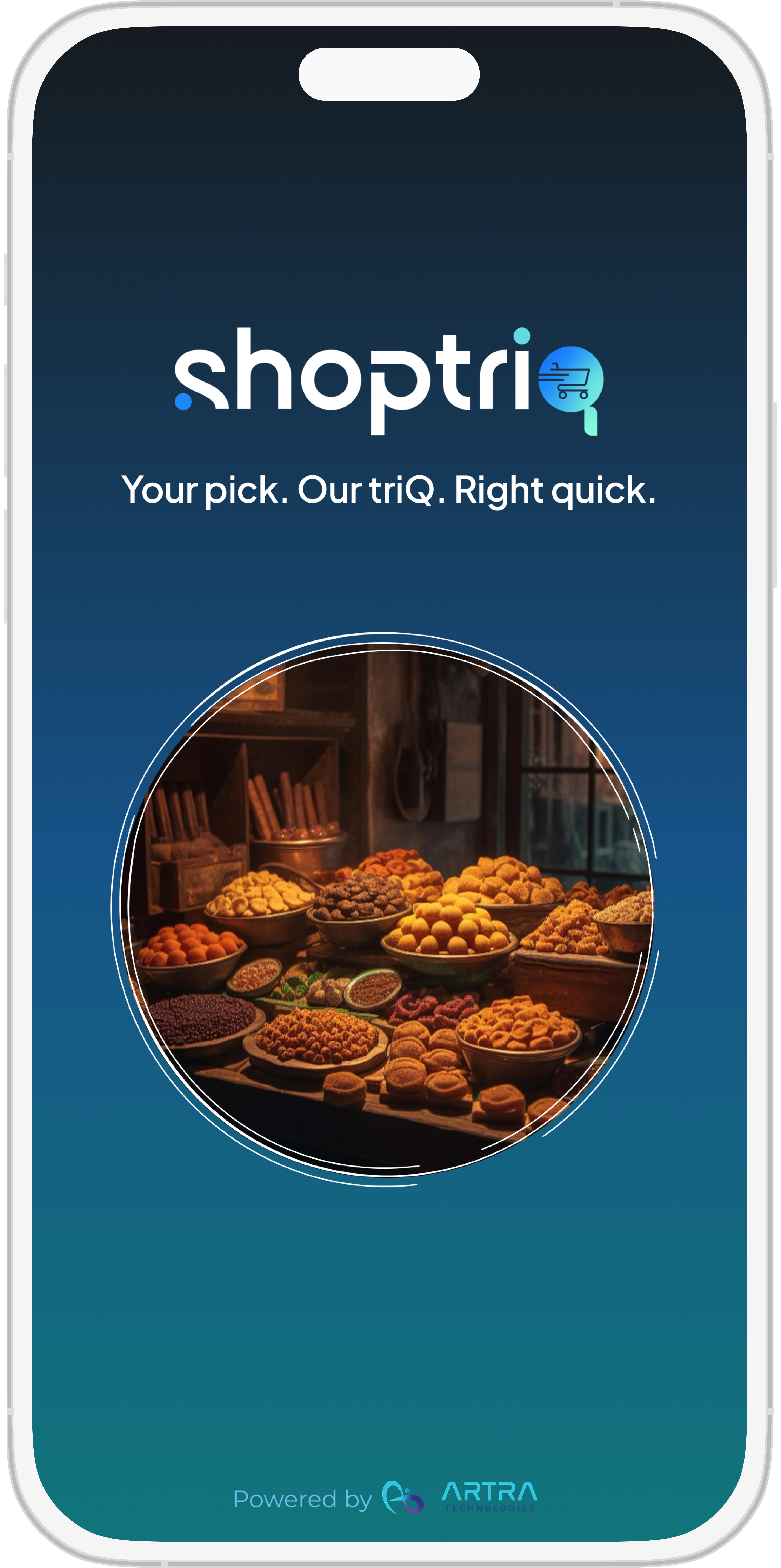 ShoptriQ App Mockup